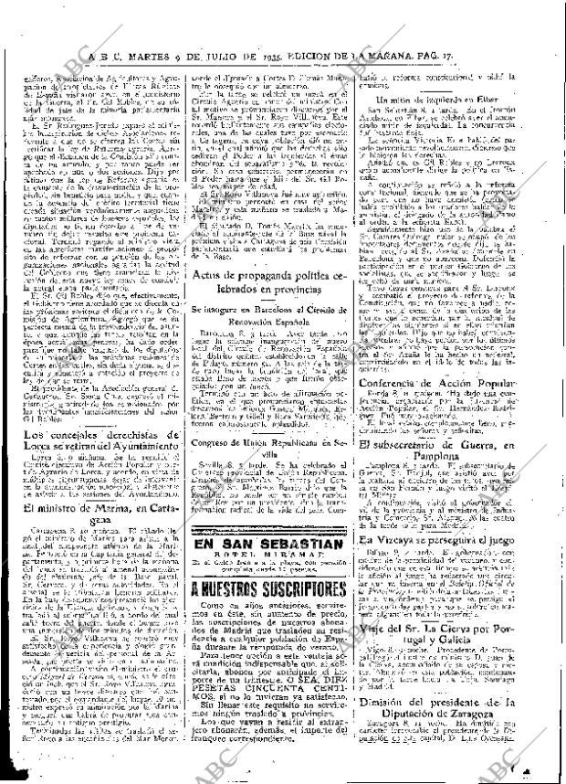 ABC MADRID 09-07-1935 página 17