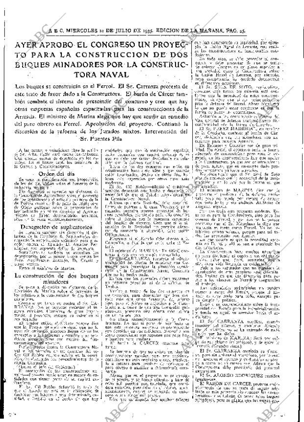 ABC MADRID 10-07-1935 página 25