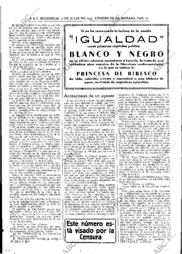 ABC MADRID 10-07-1935 página 27