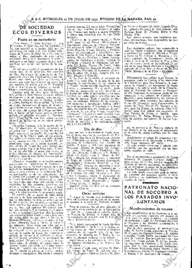 ABC MADRID 10-07-1935 página 31