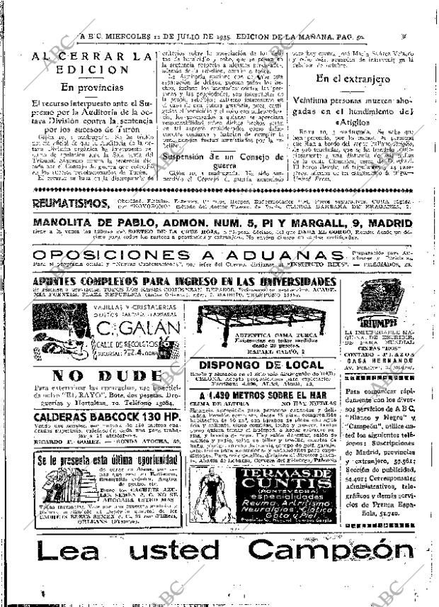 ABC MADRID 10-07-1935 página 50