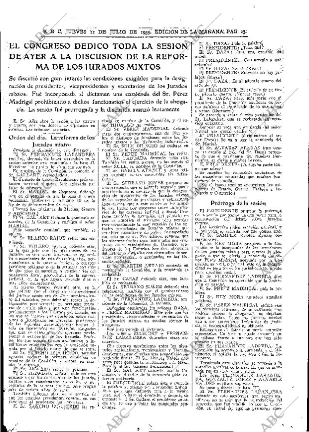 ABC MADRID 11-07-1935 página 23