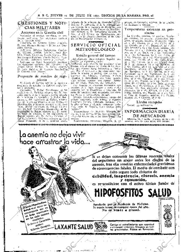 ABC MADRID 11-07-1935 página 26