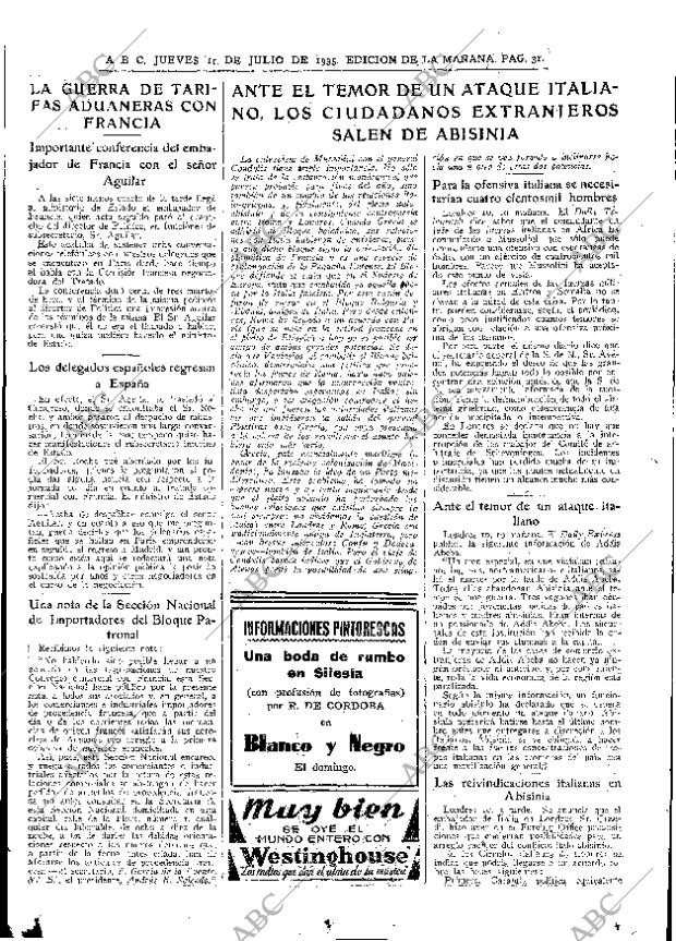 ABC MADRID 11-07-1935 página 31