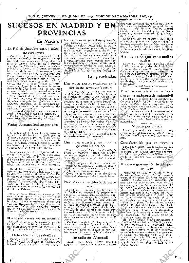 ABC MADRID 11-07-1935 página 45
