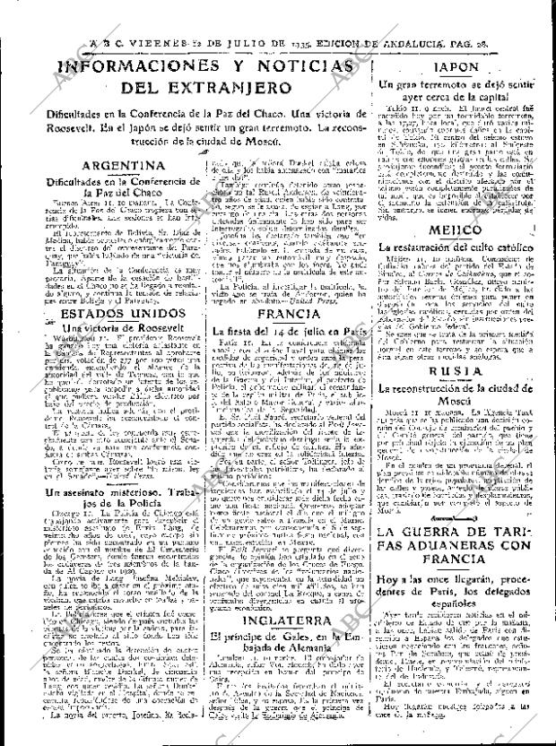 ABC SEVILLA 12-07-1935 página 28