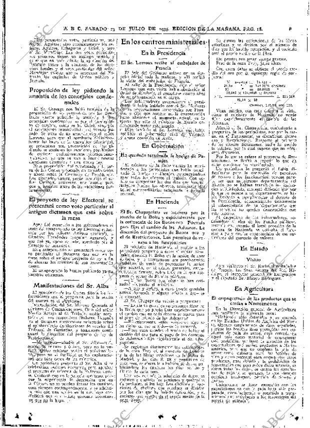 ABC MADRID 13-07-1935 página 16