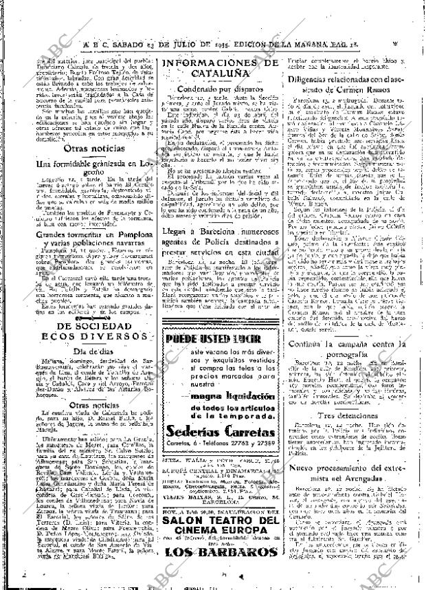 ABC MADRID 13-07-1935 página 18