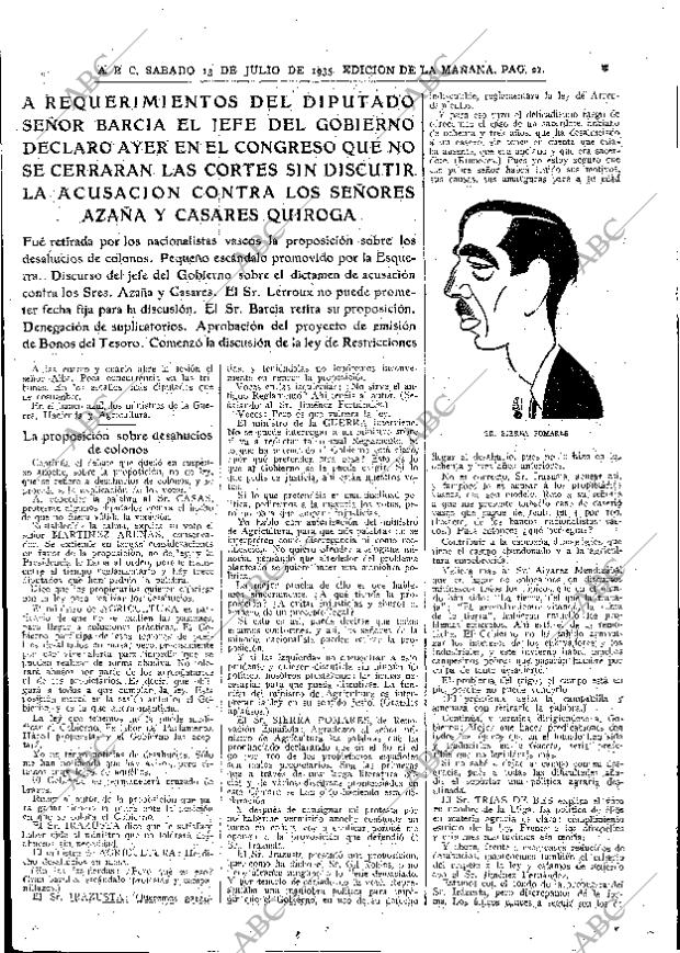 ABC MADRID 13-07-1935 página 21