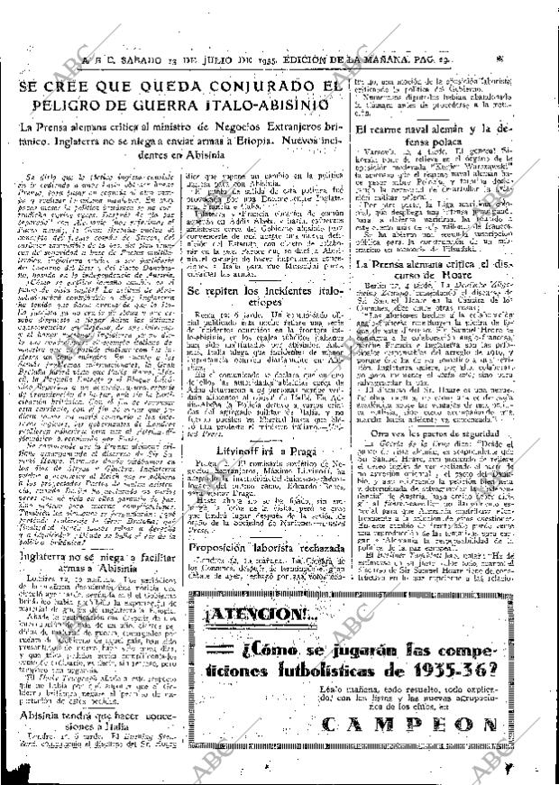 ABC MADRID 13-07-1935 página 29