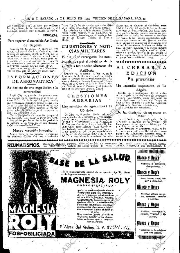 ABC MADRID 13-07-1935 página 43