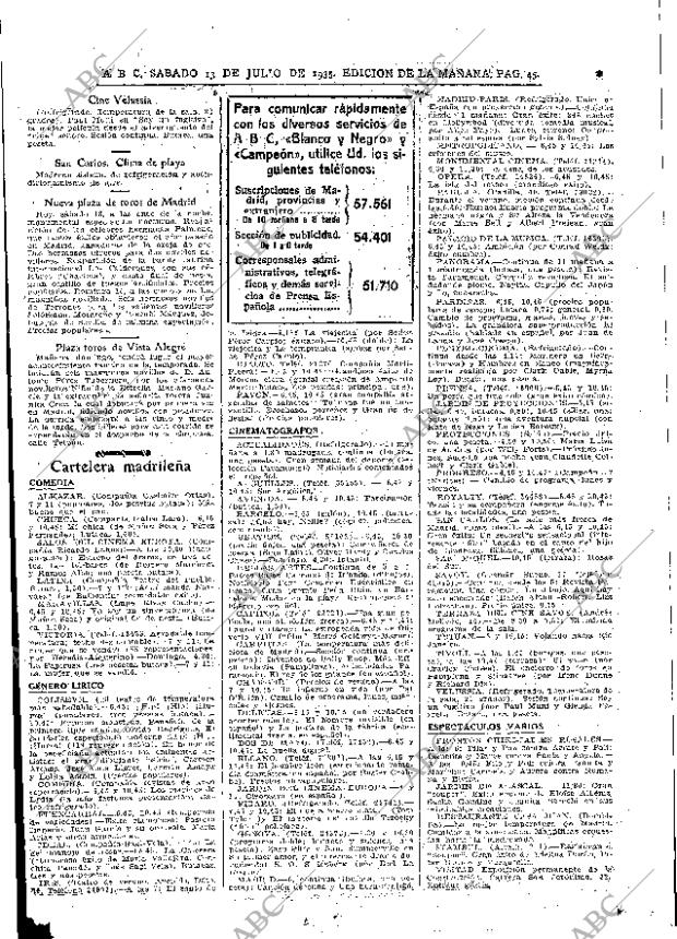 ABC MADRID 13-07-1935 página 45