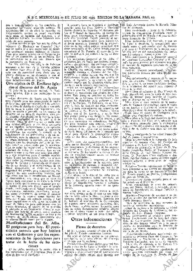ABC MADRID 17-07-1935 página 23