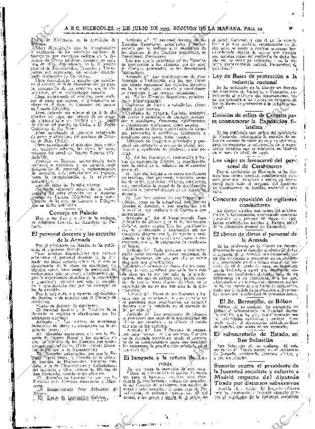 ABC MADRID 17-07-1935 página 24