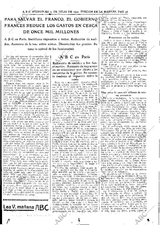 ABC MADRID 17-07-1935 página 35