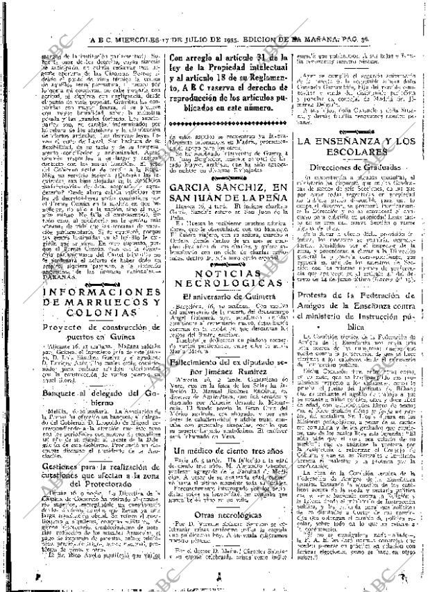 ABC MADRID 17-07-1935 página 36