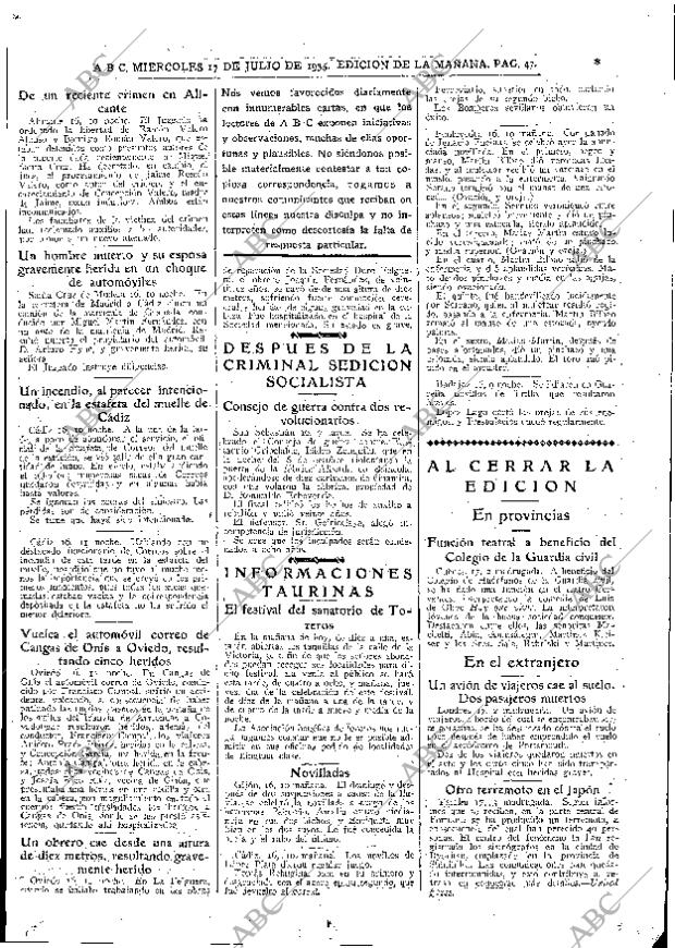 ABC MADRID 17-07-1935 página 47