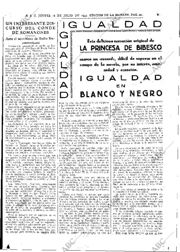 ABC MADRID 18-07-1935 página 21