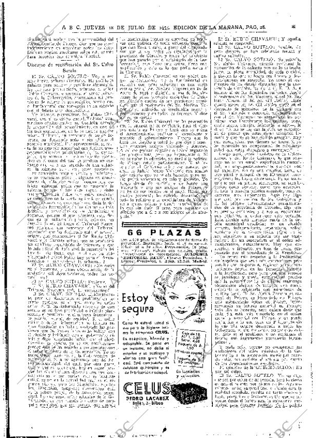 ABC MADRID 18-07-1935 página 28