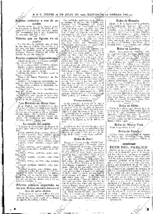 ABC MADRID 18-07-1935 página 40