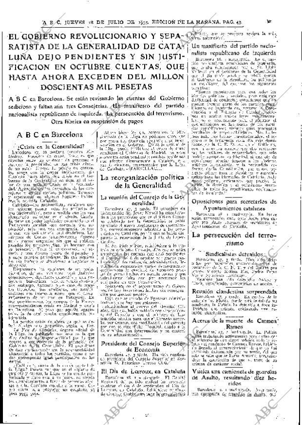 ABC MADRID 18-07-1935 página 43