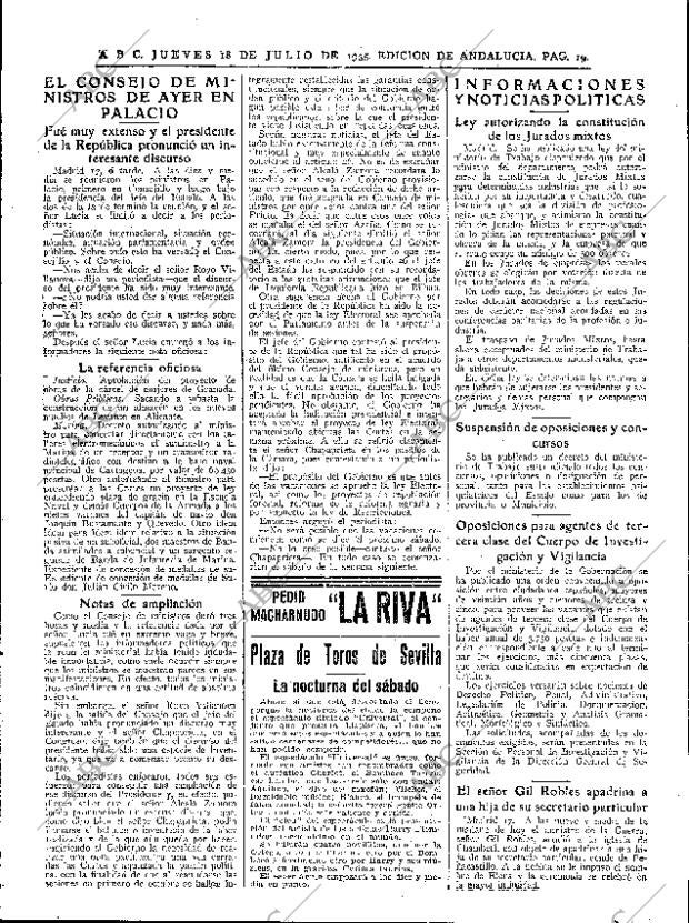 ABC SEVILLA 18-07-1935 página 19