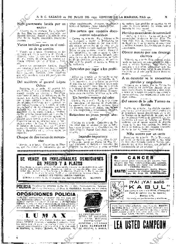 ABC MADRID 20-07-1935 página 42
