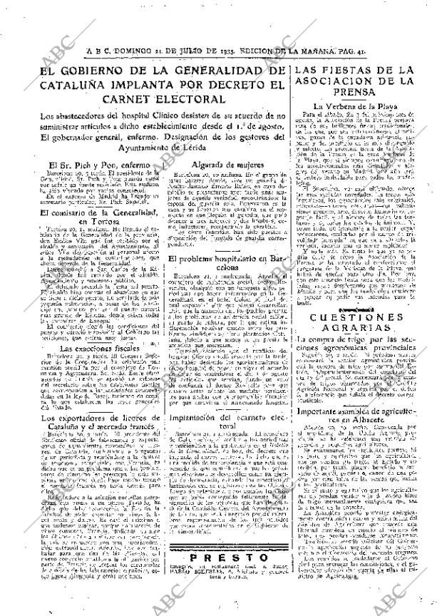 ABC MADRID 21-07-1935 página 41