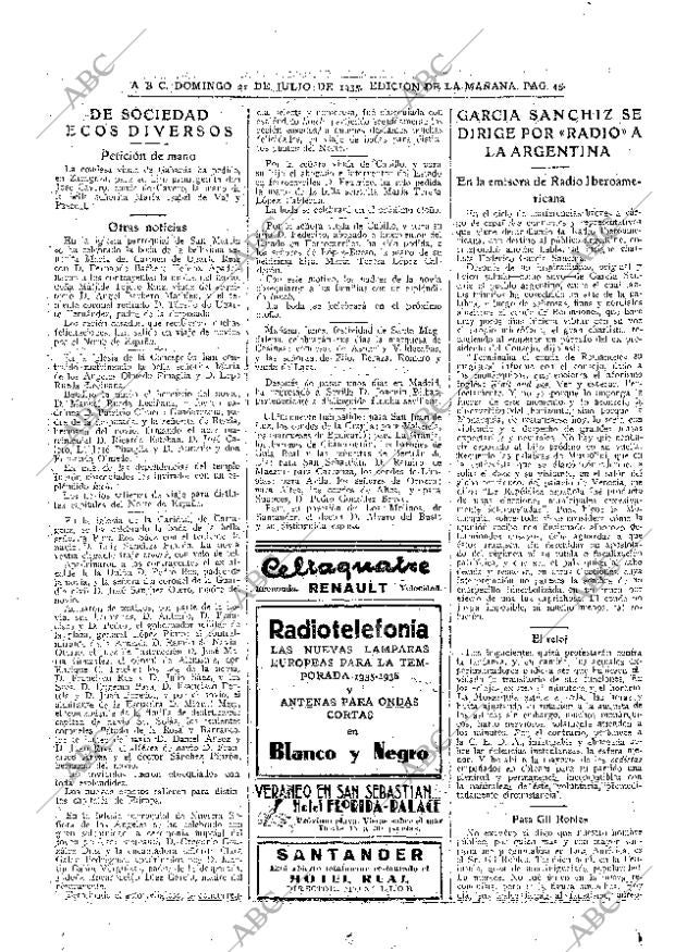 ABC MADRID 21-07-1935 página 45