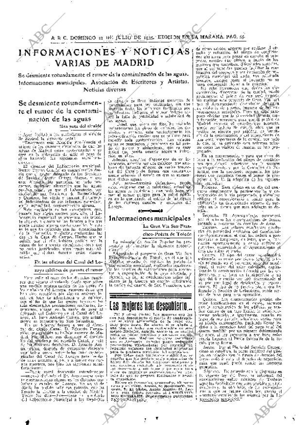 ABC MADRID 21-07-1935 página 55