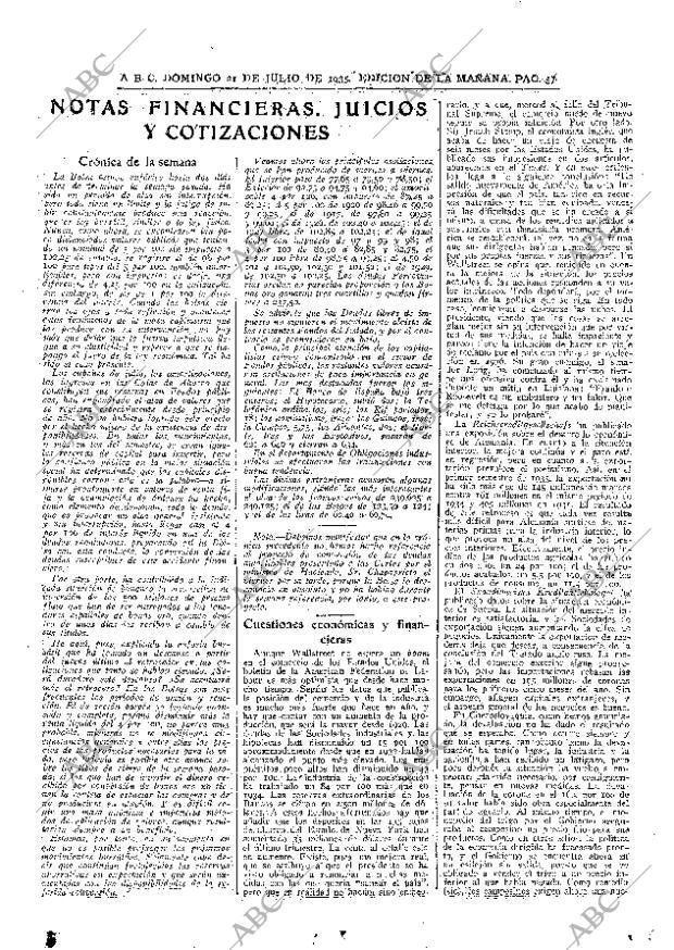 ABC MADRID 21-07-1935 página 57