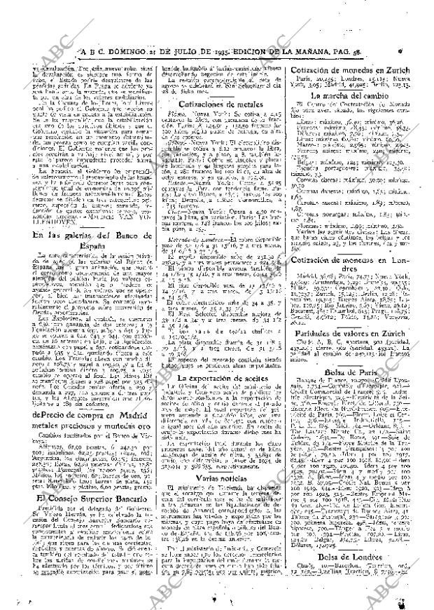 ABC MADRID 21-07-1935 página 58