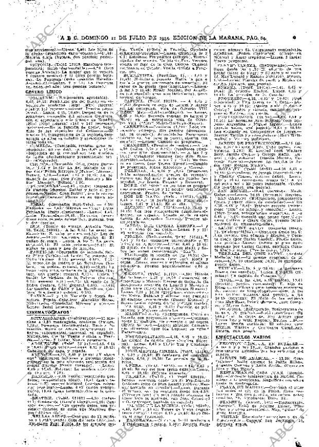 ABC MADRID 21-07-1935 página 64