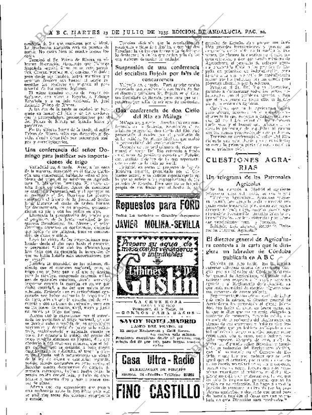 ABC SEVILLA 23-07-1935 página 20