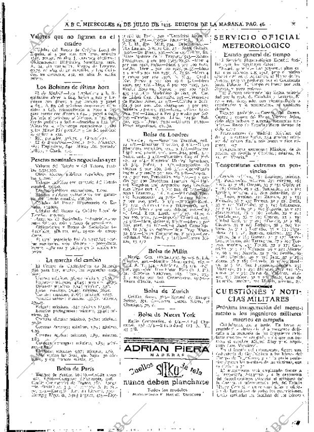 ABC MADRID 24-07-1935 página 46
