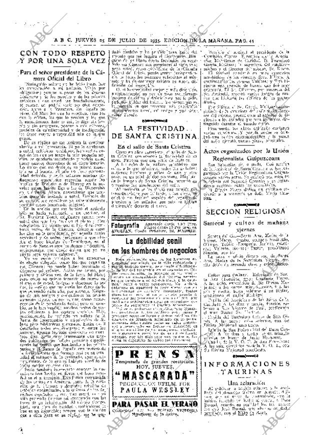 ABC MADRID 25-07-1935 página 44
