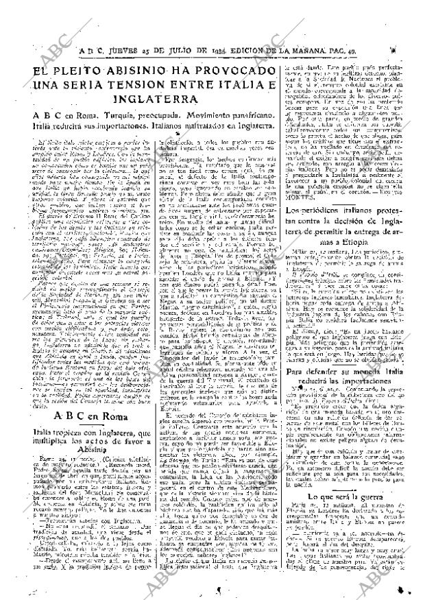 ABC MADRID 25-07-1935 página 49