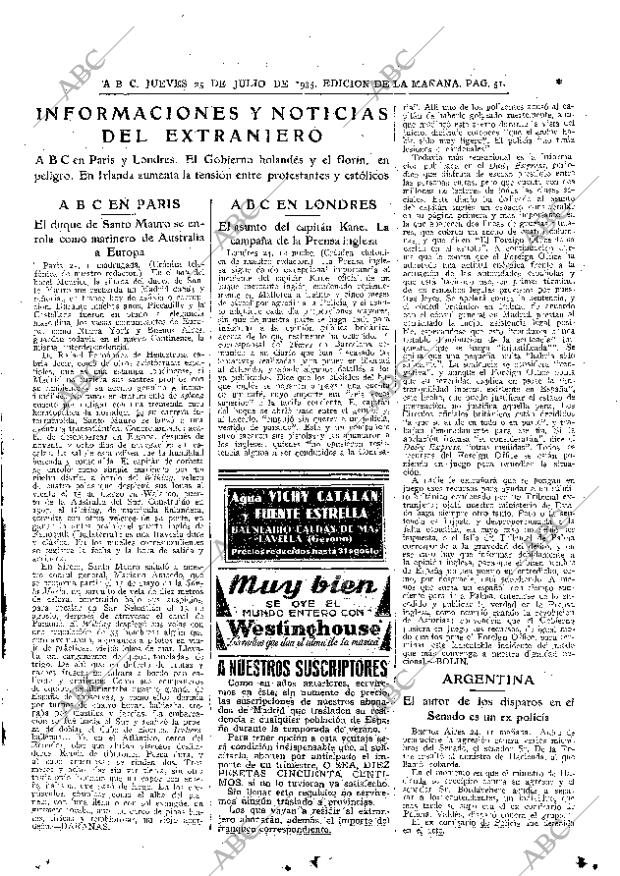 ABC MADRID 25-07-1935 página 51