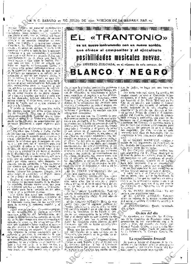 ABC MADRID 27-07-1935 página 23