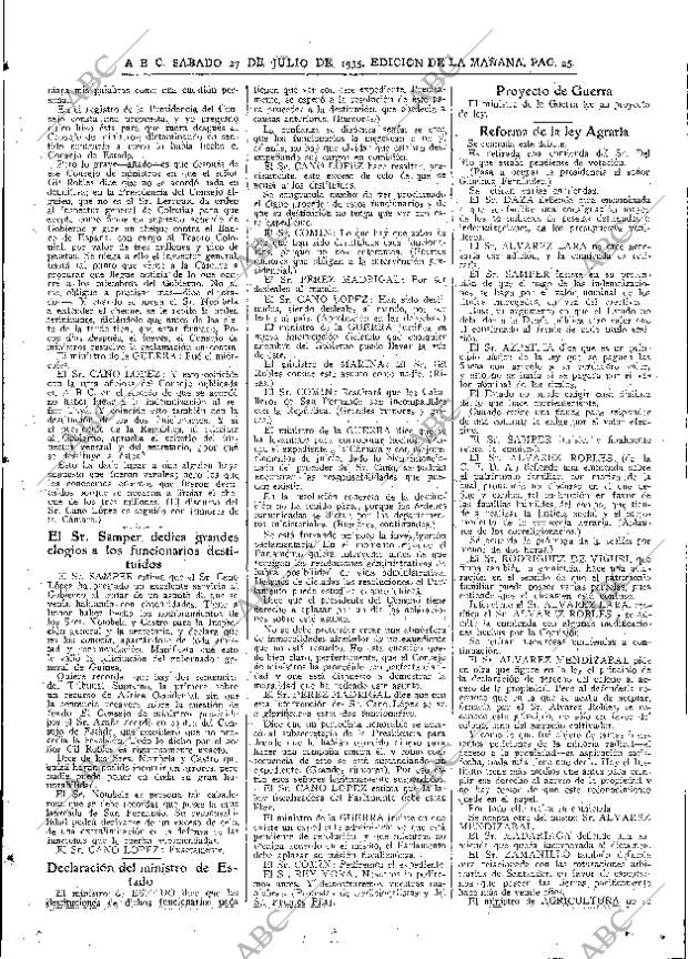 ABC MADRID 27-07-1935 página 25