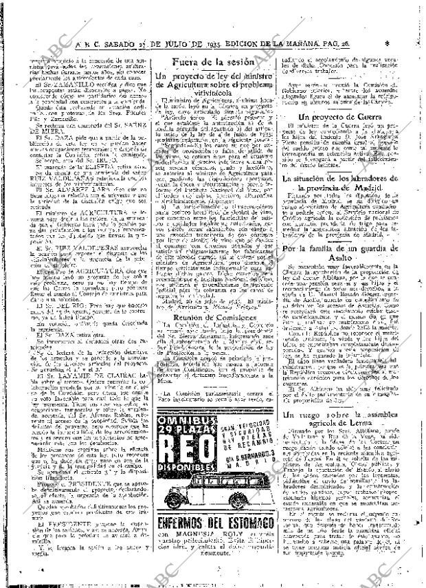 ABC MADRID 27-07-1935 página 26