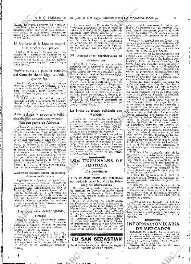 ABC MADRID 27-07-1935 página 30