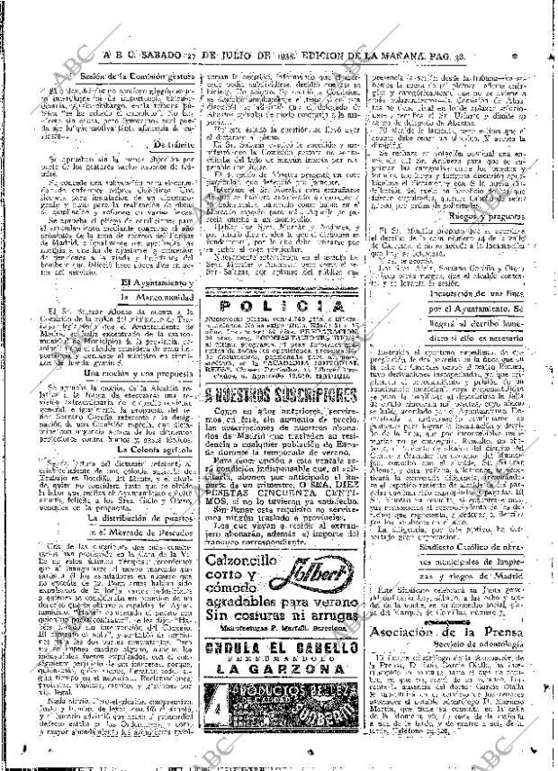 ABC MADRID 27-07-1935 página 38