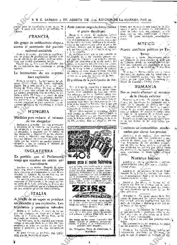 ABC MADRID 03-08-1935 página 32