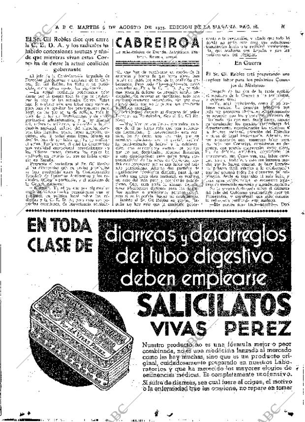 ABC MADRID 06-08-1935 página 16