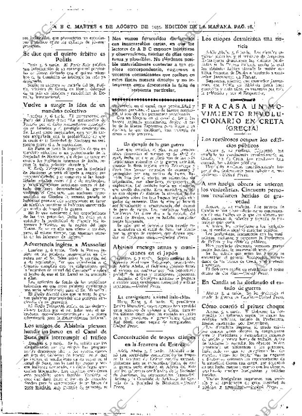 ABC MADRID 06-08-1935 página 28