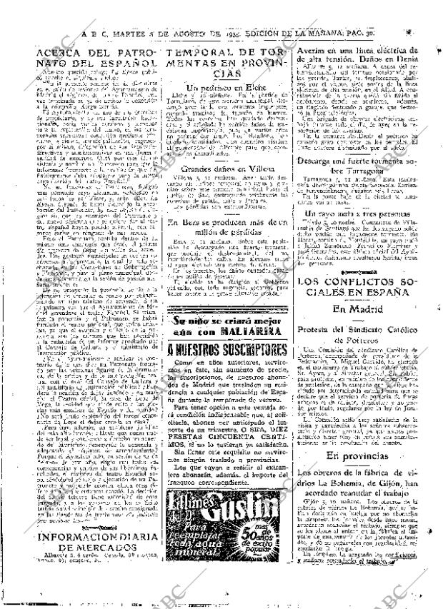 ABC MADRID 06-08-1935 página 30