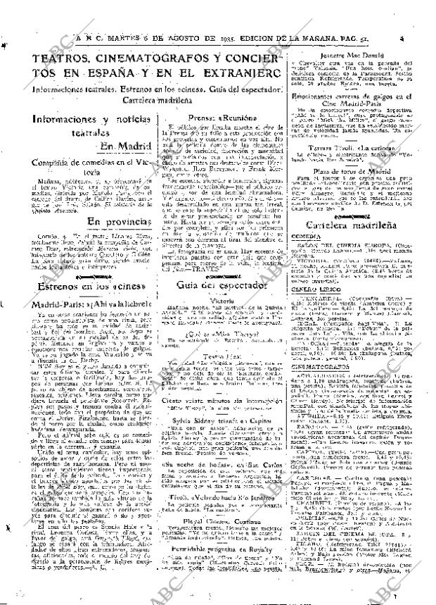 ABC MADRID 06-08-1935 página 51