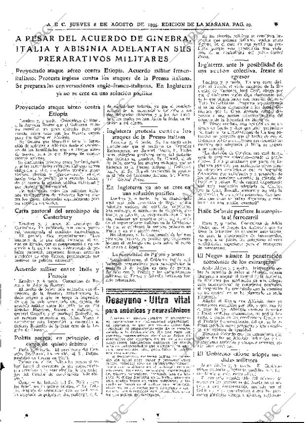 ABC MADRID 08-08-1935 página 29