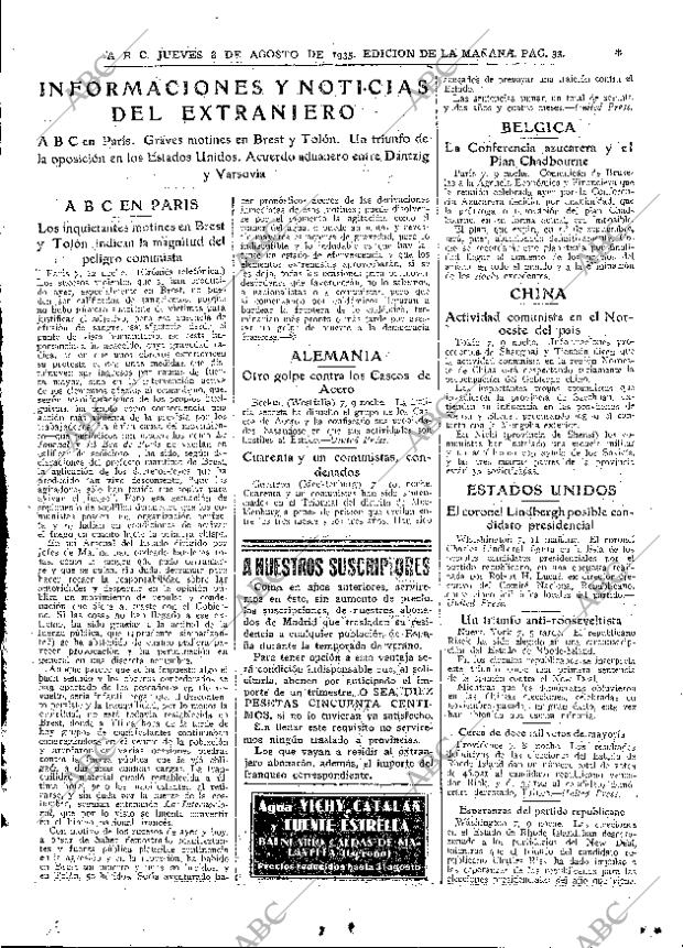 ABC MADRID 08-08-1935 página 33